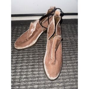 Pink Velvet‎ Booties Charming Charlie NWT 7 Vintage 90's
